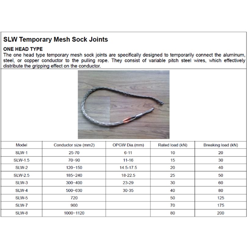 ตระกร้อดึงสาย MESH SOCK JOINT SLW3