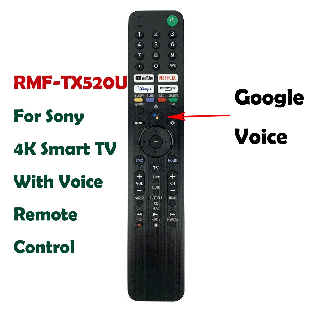 สําหรับ Sony 4K 8KHD สมาร์ท Voice TV รีโมทคอนโทรล KD-65X80 KD-75X80J KD75X79J KD 43X80J KD50X80J KD6