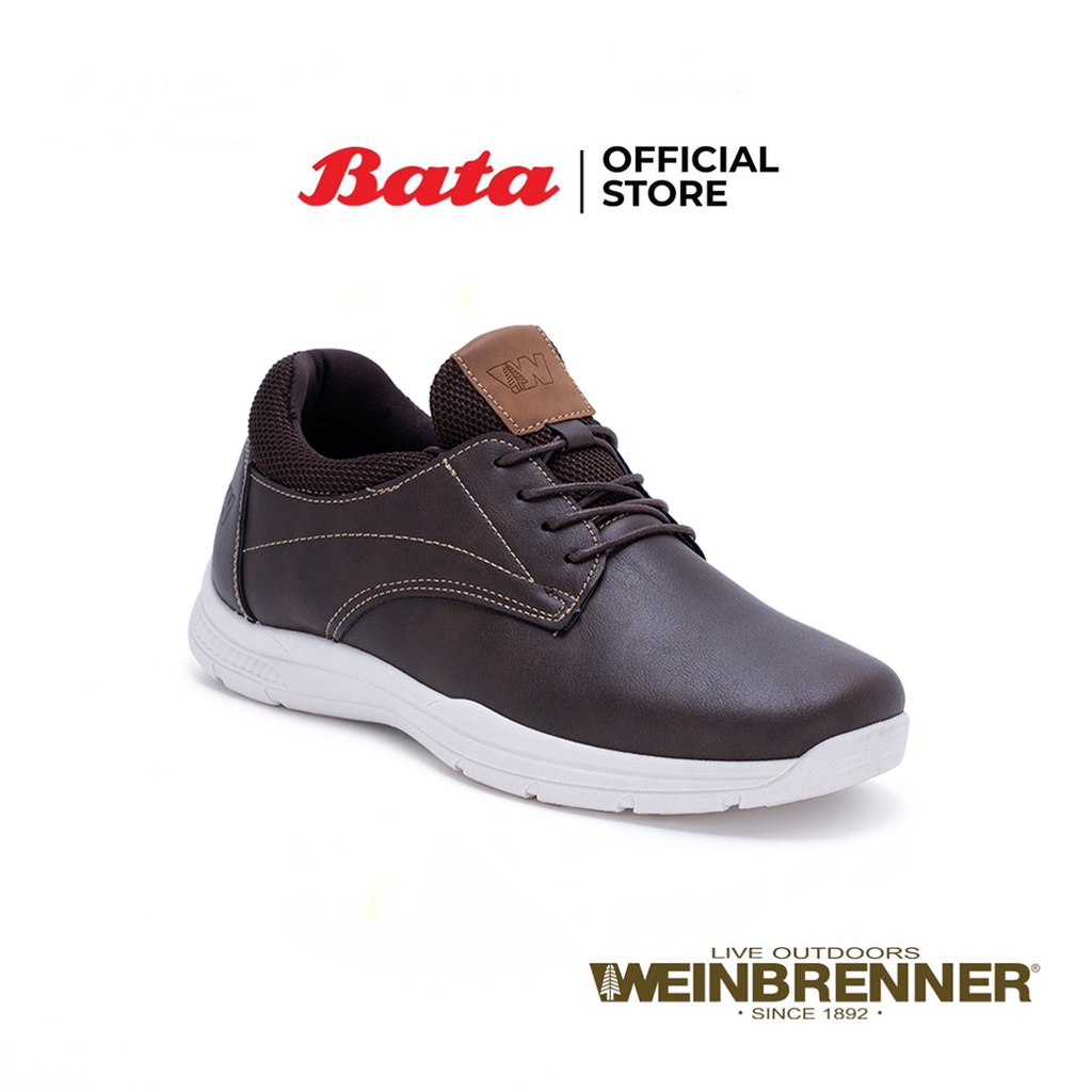 Bata บาจา ยี่ห้อ Weinbrenner รองเท้าผ้าใบ ลำลอง สวมใส่ง่าย น้ำหนักเบา สำหรับผู้ชาย รุ่น Terrex สีน้ำตาล 8214058