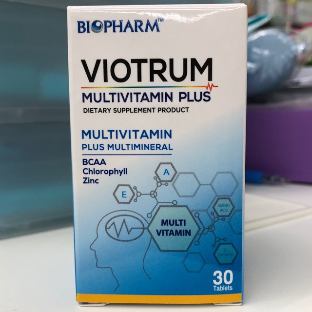 Biopharm Viotrum Multivitamin Plus30เม็ด💥พิเศษแถมฟรี7เม็ด💥