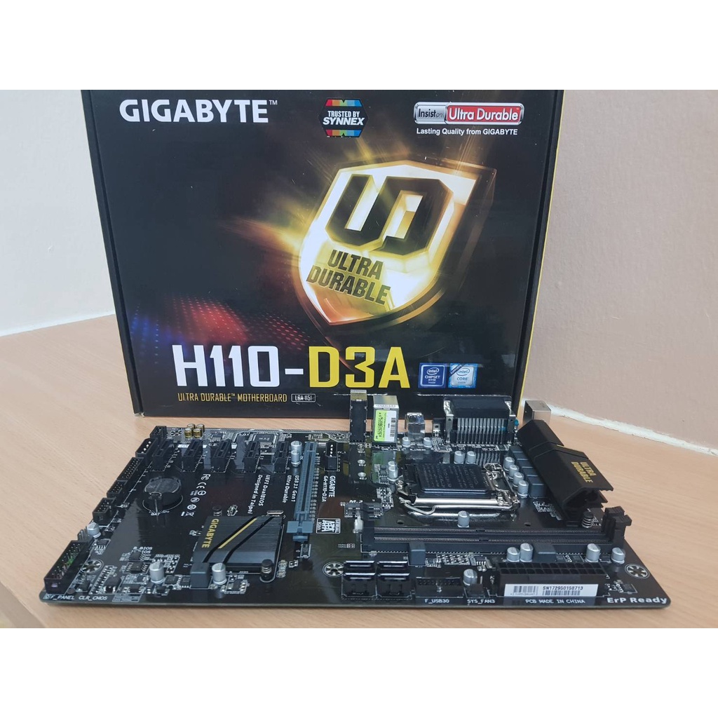 GIGABYTE H110-D3A +CPU+RAM+SSD+FAN