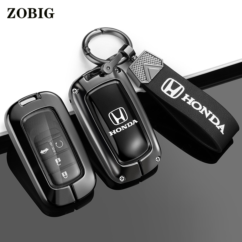 Zobig เคสกุญแจรีโมทรถยนต์ ABS สําหรับ Honda Civic Accord Sport SI EX EX-L Touring 2022