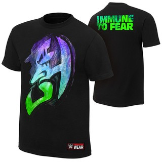 เสื้อยืดผ้าฝ้าย 100% พิมพ์ลาย jeff hardy immune to fear สําหรับบุรุษ