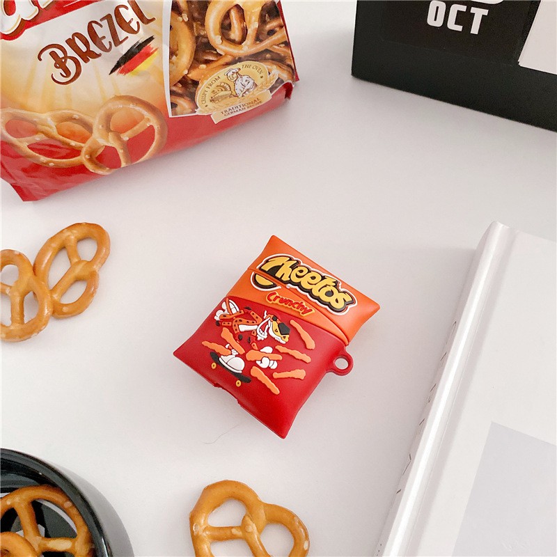 Airpods Pro 3 กรณี 3D Cheetos นุ่มสําหรับ Apple Airpods Pro gen 2/1 2 3 4 ANC/pro ชุดหูฟังบลูทูธไร้สายฝาครอบ - รูปที่ 3