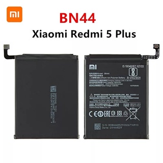 Xiao Mi  BN44 4000MAh แบตเตอรี่สำหรับ Xiaomi Redmi 5 Plus BN44โทรศัพท์คุณภาพสูงเปลี่ยนแบตเตอรี่