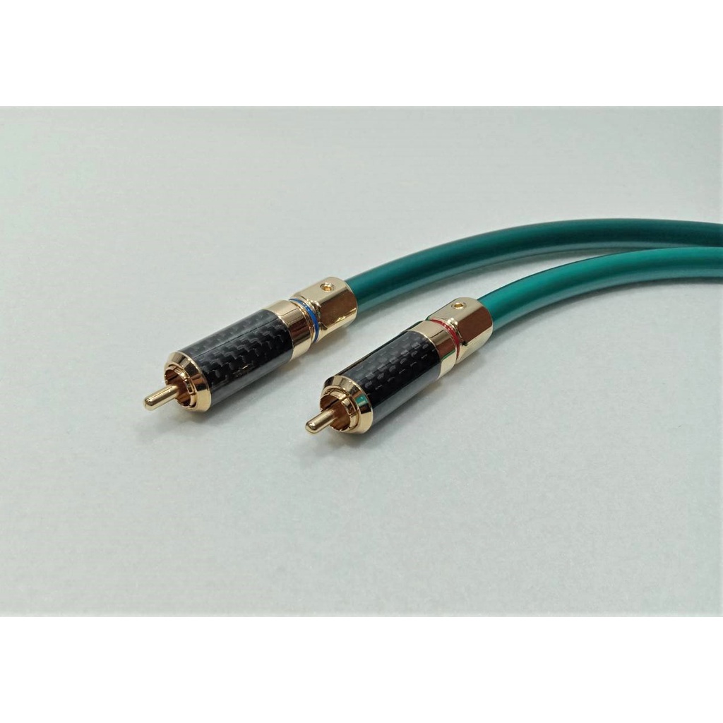 ...สายสัญญาณ RCA ORTOFON Reference 8NX หัวแจ็ค RCA Carbon Kevlar ชุบทอง หรือโรเดียม แบบ 2 เส้น