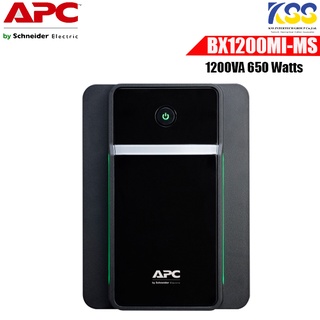 APC BX1200MI-MS UPS (1200VA/650WATT) เครื่องสำรองไฟ มี AVR 4 Universal และ 1 IEC Outlets แถบไฟ LED