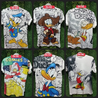 เสื้อยืด พิมพ์ลาย Donald DUCK BANGKOK FULLPRINT DISTRO ขนาดใหญ่ XL XXL XXXL