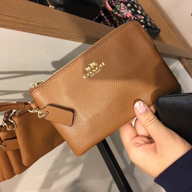 Coach zip wallet