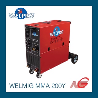 เครื่องเชื่อมอินเวอร์เตอร์ WELPRO รุ่น WELMIG MMA 200Y ( เชื่อมมิก , เชื่อมCO2 )