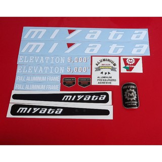 สติกเกอร์ ลายตราสัญลักษณ์ Miyata Elevation 5000 สําหรับตกแต่ง