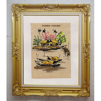 กรอบรูป กรอบรูปหลุยส์สีทอง สีขาว ขนาดภาพ 16x20”, 16x24”, 20x24”, 20x30”