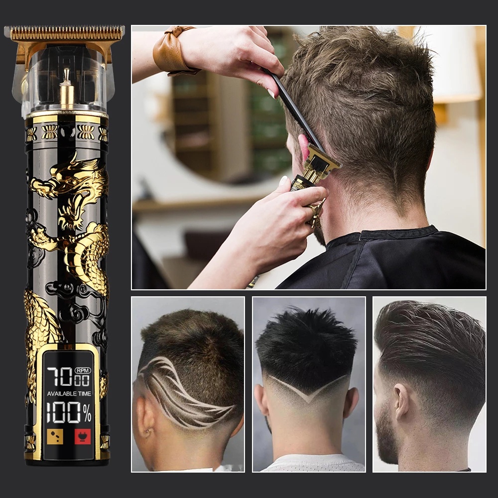 ปัตตาเลี่ยนผม เครื่องกำจัดผม เครื่องตัดผม Enchen Powerful Hair Clipper Professional Hair Clipper Men
