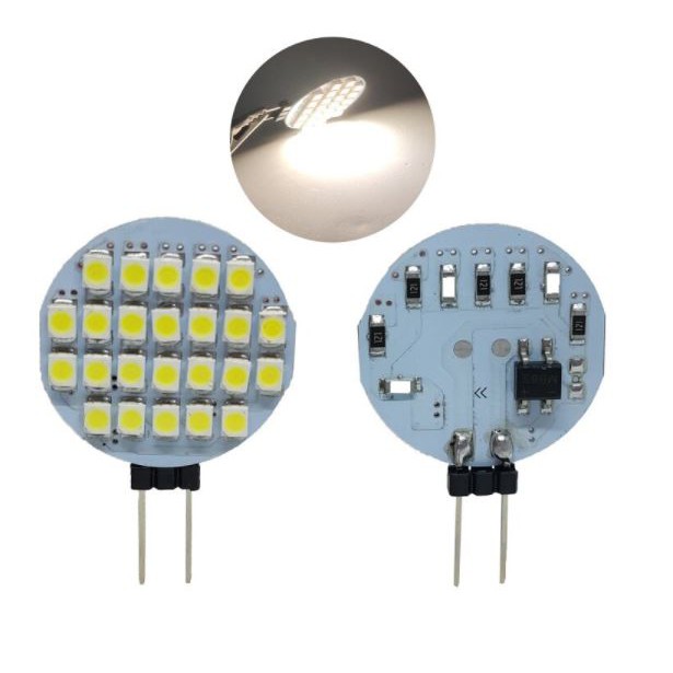 (1 หลอด G4-24led-12v) หลอดไฟ led G4 G4-12v