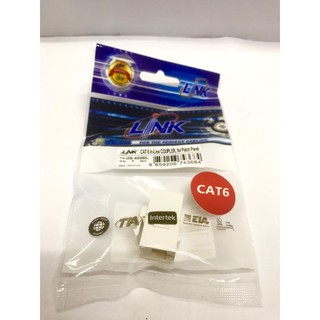 หัวต่อสายแลน Link CAT6 In-Line COUPLER,for Patch Panel