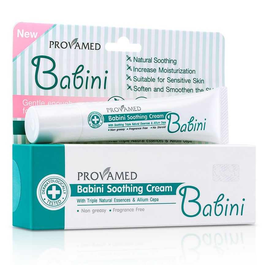 Babini Soothing Cream Provamed  บาบินี่ ซูทติ้ง ครีม โปรวาเมด 15 กรัม