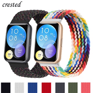 สายนาฬิกาข้อมือไนล่อนถัก สําหรับ Huawei Watch Fit 2 Huawei Watch Fit2