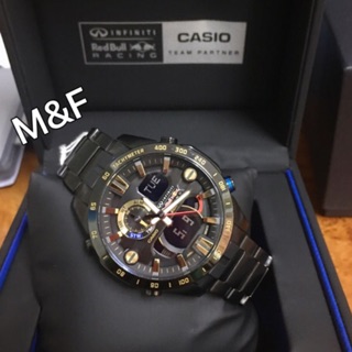 CASIO EDIFICE ERA-201RBK-1A  นาฬิกาข้อมือผู้ชายลิมิเต็ดเอดิชันRed bull Limited   ราคาห้าง:22,000บาท ราคาพิเศษ:8,990บาท