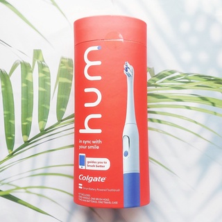 คอลเกต แปรงสีฟันแบตเตอรี่ hum by Colgate® Smart Battery Toothbrush Kit Blue