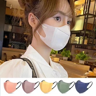 พร้อมส่ง！หน้ากากผู้ใหญ่ พร้อมส่ง หน้ากาก 3D ฟิลเตอร์ 3 ชั้น 10 ชิ้น