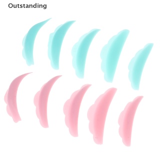 (Outstanding) ที่ดัดขนตาซิลิโคนน่ารัก 10 ชิ้น