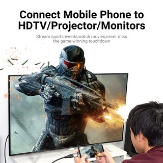 Vention อะแดปเตอร์ Type-C เป็น HDMI Usb 3.1 Usb C ตัวผู้ เป็นตัวเมีย HDMI 4k สําหรับ Samsung Galaxy S8: HDMI 1.4