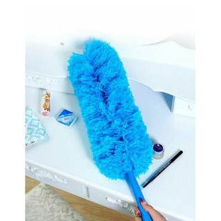 ไม้ปัดฝุ่น แปรงปัดฝุ่นไมโครไฟเบอร์ Microfiber Duster ขนาด  10x25 cm. รุ่นงอได้