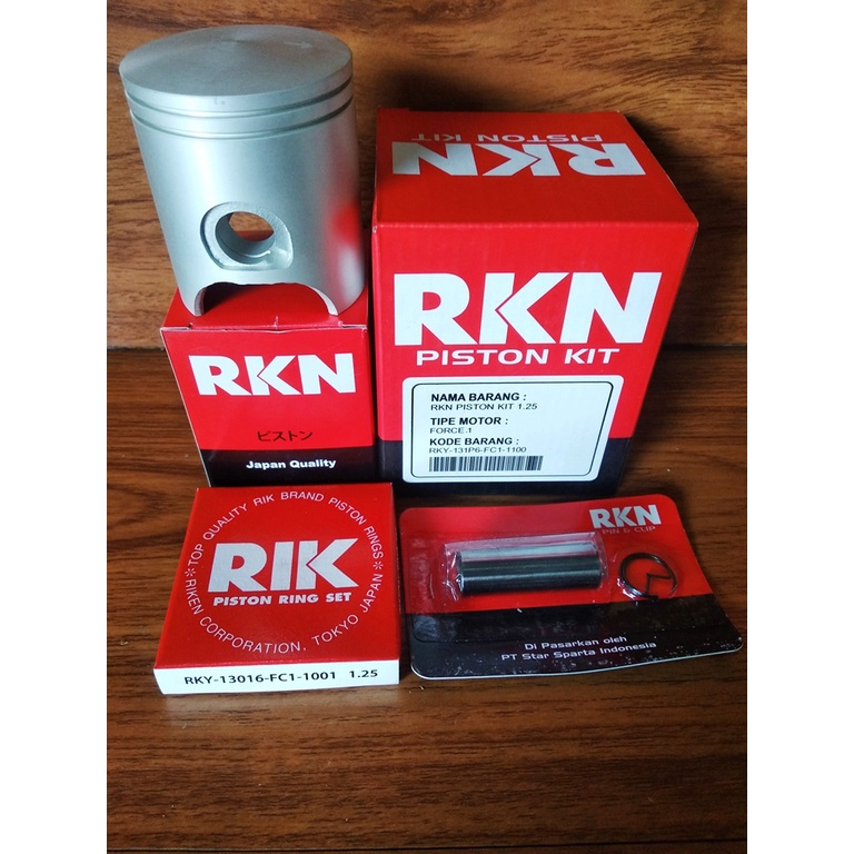 PISTON KIT F1ZR FORCE1 RIKEN SEHER F1ZR F1ZR ใหม่ RKN