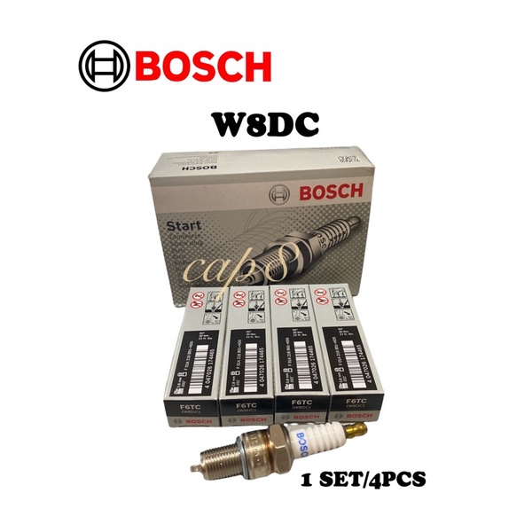 W8DC BOSCH SPARK PLUG 1 SET/4PCS 12V (รถทั้งหมด)
