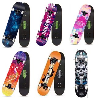 Skateboard สเก็ตบอร์ด เล่นได้ทั้งเด็กและผู้ใหญ่ ขนาด 80 ซม.