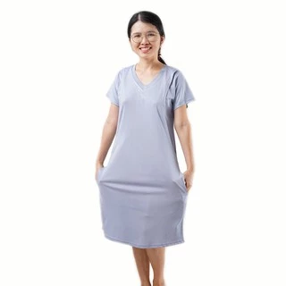 เดรสให้นม คลุมท้อง มีกระเป๋า ราคาพิเศษ มีขนาด 2XL 🛒สินค้ามีจำนวนจำกัด