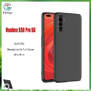 Realme X50 X50 Pro 5G Soft Case Matte Black TPU Ultra Slim Case Covers