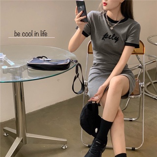 J &amp; M❤️ Dress women clothes fashion short sleeve cotton top