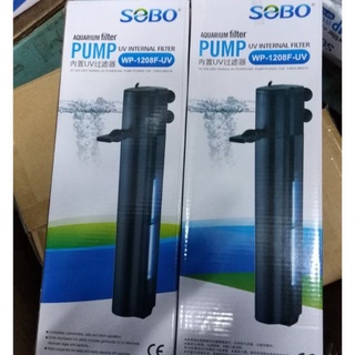 SOBO WP-1208F-UV กรองในตู้ พร้อมยูวี ฆ่าเชือ้โรค Interfilter with UV สำหรับตู้ปลา 24 นิ้ว ขึ้นไป