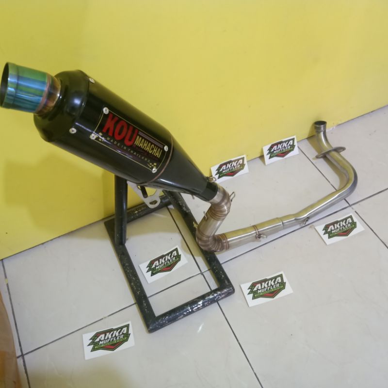 Kenalpot RACING KOU MAHACHAI BEAT,SCOPY, MIO, VARIO, PCX, NMAX