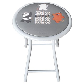 Multipurpose chair FOLDING CHAIR FURDINI WE BARE BEARS WE-813H GRAY Multipurpose furniture Home &amp; Furniture เก้าอี้อเนกป