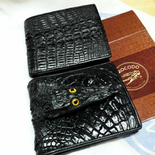 crocodile skin wallet  pack 2pcs กระเป๋าสตางค์แพคคู่