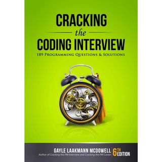 Cracking the Coding Interview: 189 Programming Questions and Solutions หนังสือใหม่ปกอ่อน นำเข้าจากต่างประเทศ