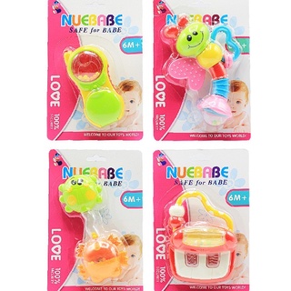 ของเล่นเขย่ามือแผง สีสันสดใส BPA FREE Nuebabe