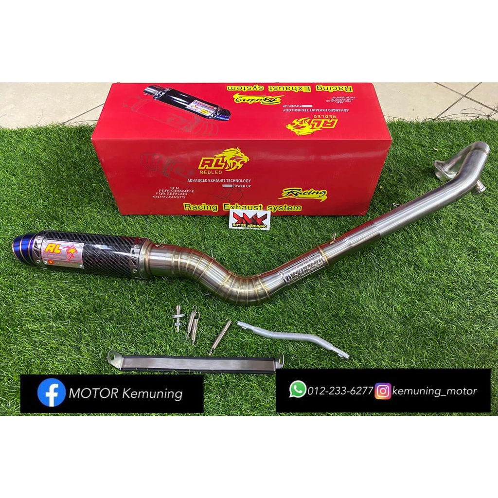 REDLEO EKZOS PAPE เปิด EXHAUST PIPE Y15 135LC LC Y15ZR TABUNG PENDEK ESR