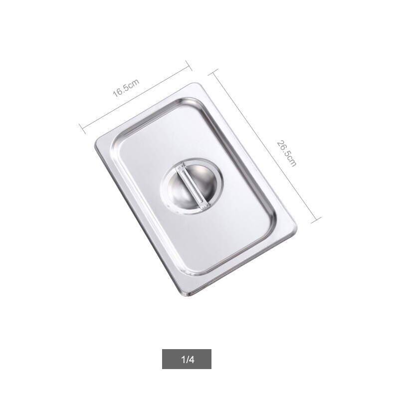 ถาดสเตนเลสหนา 1/4 ใส่อาหาร ถาดอาหาร หลุมใส่สลัดStainless steel - รูปที่ 5