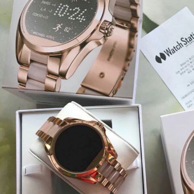 พร้อมส่ง MK Smart watch rosehold twotone