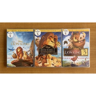 DVD : The Lion King ภาค 1, 2 Simbas Pride, 3 Hakuna Matata เดอะ ไลอ้อน คิง [มือ1] Disney / Cartoon ดีวีดี หนัง