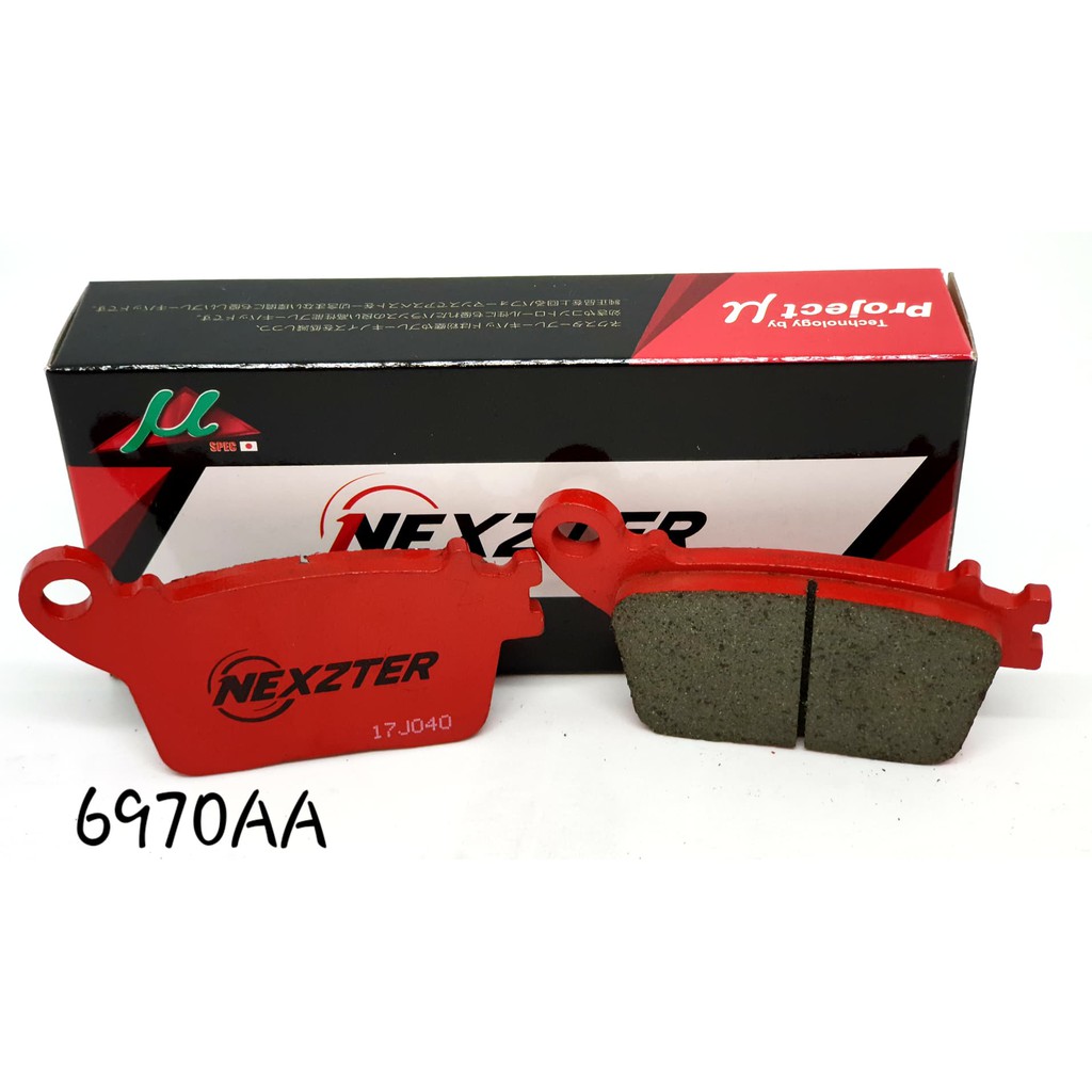 ผ้าเบรคหลัง Nexzter HondaCB400 (Y16), CBR600RR (Y07-16), CBR1000RR (Y06-16), CB1000R (Y09-18) KAWASA