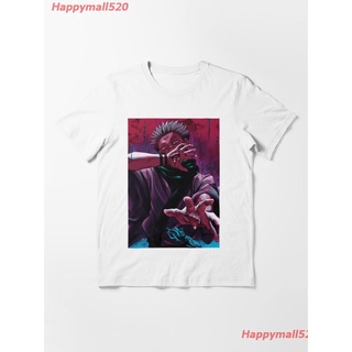 2022 Jujutsu Kaisen Anime Essential T-Shirt เสื้อยืดพิมพ์ลายการ์ตูนมังงะ ดผ้าเด้ง คอกลม cotton แฟชั่น discount Unisex