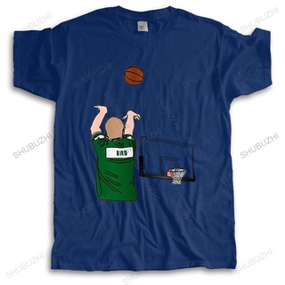 ถูกสุดๆเสื้อยืดลําลอง ผ้าฝ้าย แขนสั้น คอกลม พิมพ์ลาย Larry Bird 3 Point Contest แฟชั่นฤดูร้อน สําหรับผู้ชาย และผู้หญิง