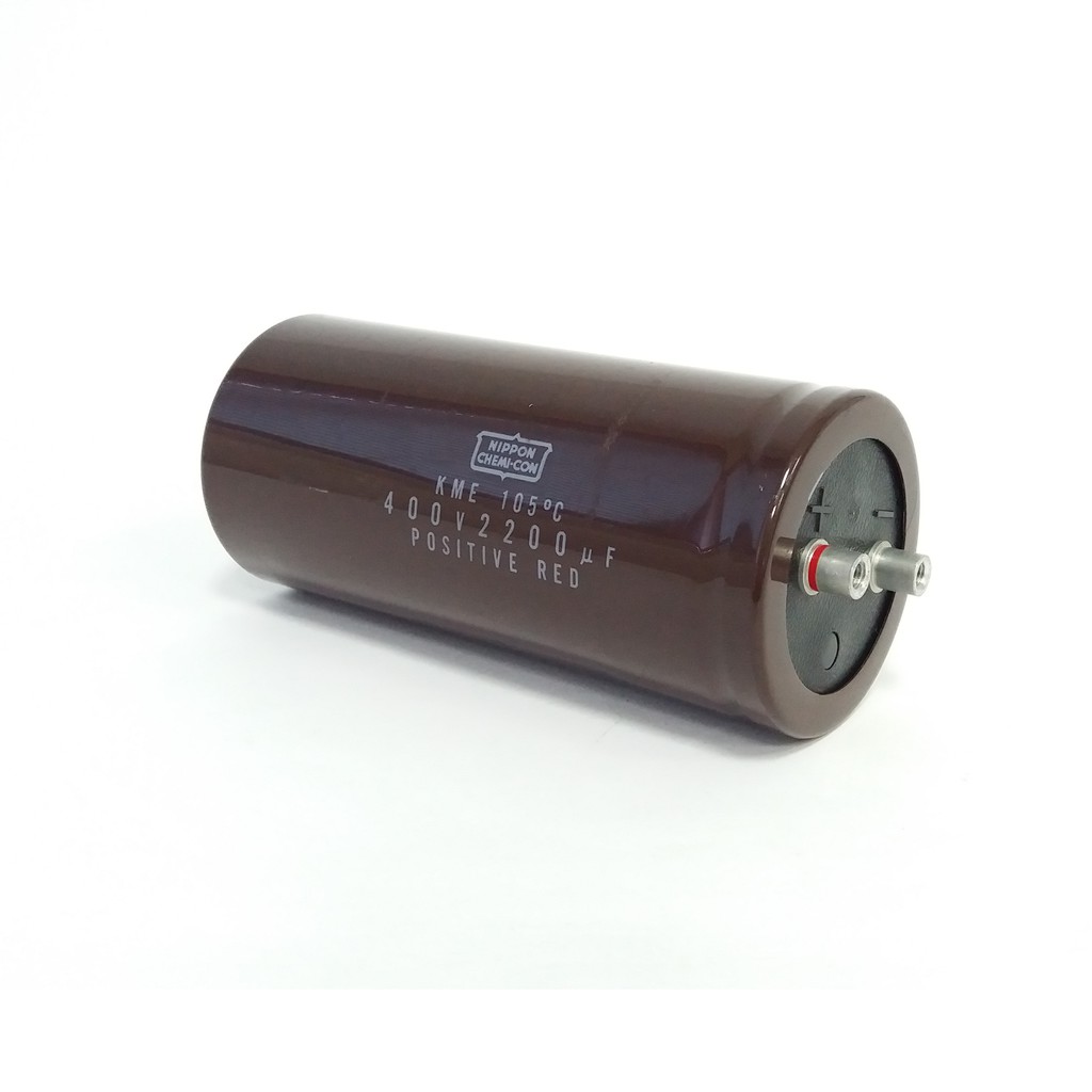 Capacitor 2200uF 400V Nippon คาปาซิเตอร์ 63x150mm.