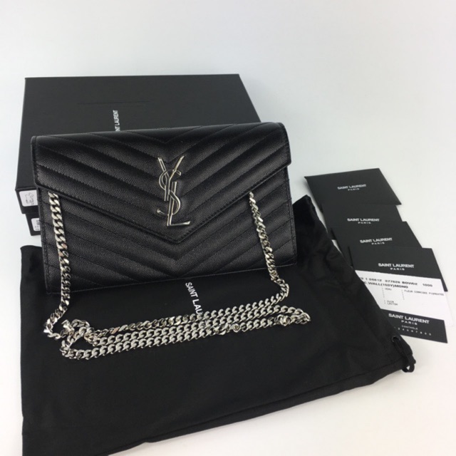 ysl monogram envelope woc 9