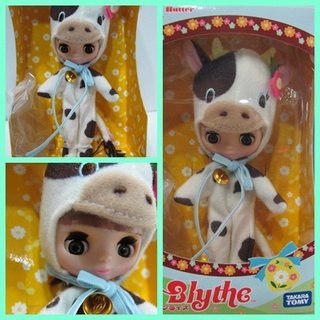 4" inches TAKARA Petite Blythe Doll Toy JAPAN Cocao Butter ตุ๊กตาบลายธ์ น้องลูกวัว