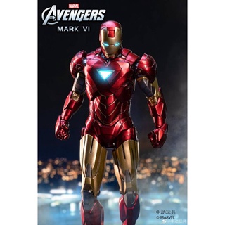 โมเดล Iron Man Mark VI MK6 Action Figure Marvel Avengers (ZD Toy) ขนาด18cm. มีกล่อง